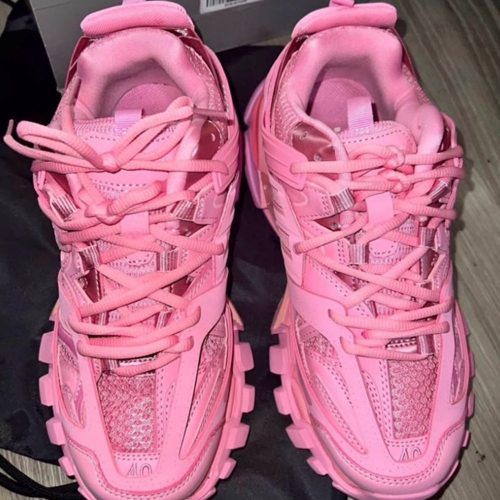 Stylish Pink Chunky Sneakers